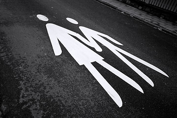 Image showing Pedestrian Sign