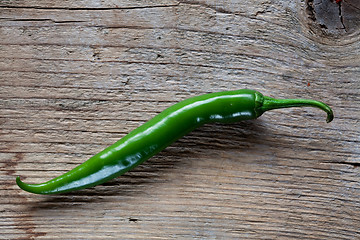 Image showing Green Chili Pepper