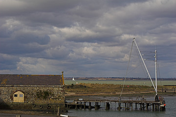 Image showing Boatshed & jetty