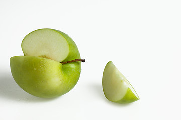 Image showing Green Apple isolated on white