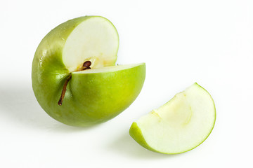 Image showing Green Apple isolated on white