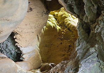 Image showing Inside a cave