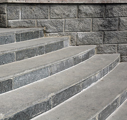 Image showing Stone steps close