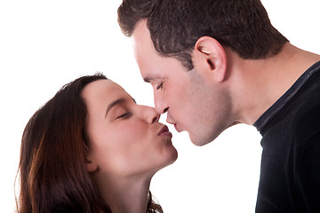 Image showing sweet kiss