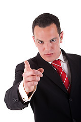 Image showing businessman pointing