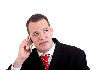 Image showing businessman on the phone