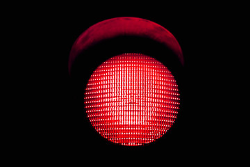 Image showing red traffic light