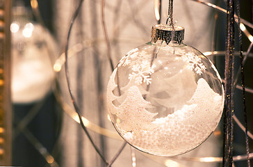 Image showing Christmas ball glass