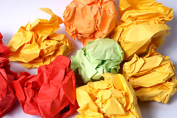 Image showing colorful Garbage Paper