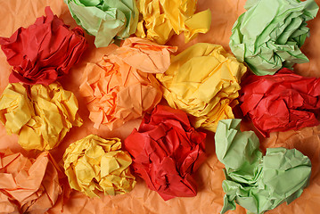 Image showing colorful Garbage Paper