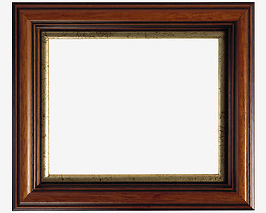 Image showing Brown Wooden Frame