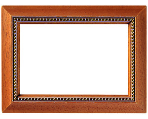 Image showing Wooden frame inlaid patterns