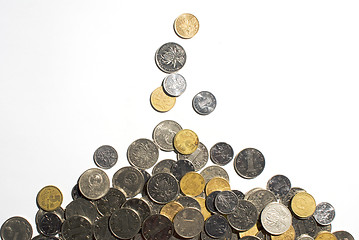 Image showing A pile of coins