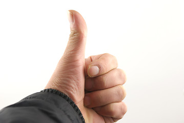 Image showing hand with thumb up 