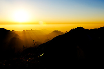 Image showing Sunrise Peak