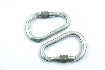 Image showing master lock,  climbing equipment