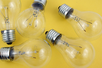 Image showing many lightbulbs