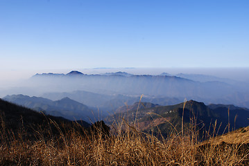 Image showing Towering mountains
