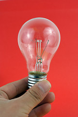 Image showing close up on lightbulb