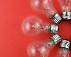 Image showing a group of light bulbs