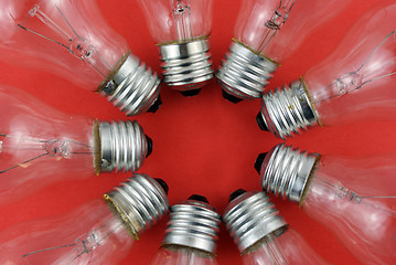 Image showing a group of light bulbs