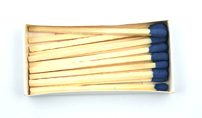 Image showing MATCH BOX ON WHITE 