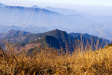 Image showing Towering mountains