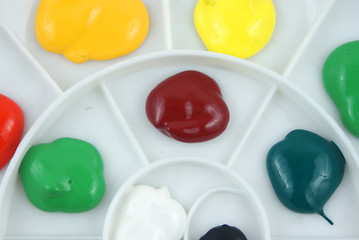 Image showing Colorful palette