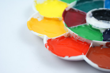 Image showing Colorful palette