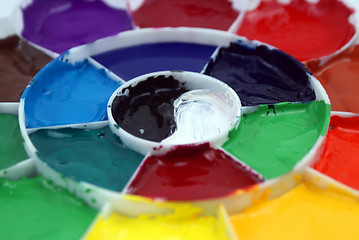 Image showing Colorful palette