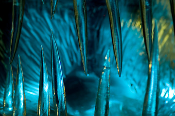Image showing Ice teeth closeup