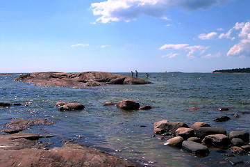 Image showing Rocky beach