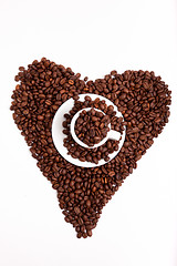 Image showing Coffee Heart