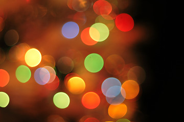 Image showing christmas light background