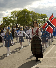 Image showing Norwegian independence day