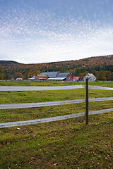 Image showing Farm Barn Raising