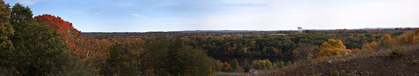 Image showing Massachusetts Fall Panorama