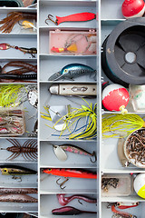 Image showing Fishing Tackle Box