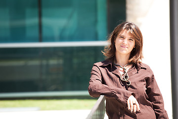 Image showing Businesswoman smilling