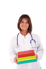 Image showing Friendly female doctor