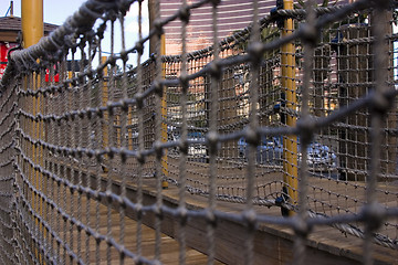 Image showing Sidewalk in the strip in Las Vegas - Pirate / dock themed sidewa