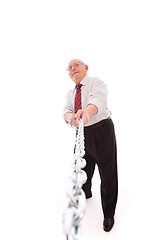 Image showing Businessman strenght