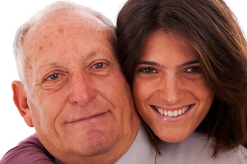 Image showing happy father and daughter