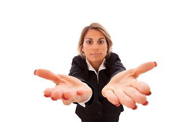 Image showing Businesswoman hands
