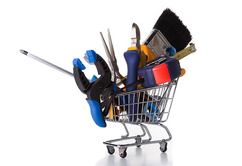 Image showing Shopping some construction tools