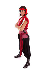 Image showing Pirate girl