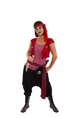 Image showing Pirate girl