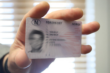 Image showing Driving licence