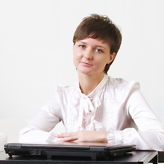 Image showing Serene woman