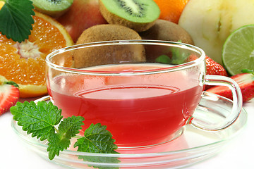 Image showing Fruit tea